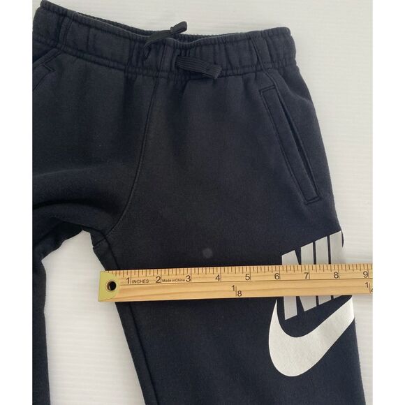 NIKE Black  Athletic Joggers Boys Sweatpants, Kids L (6/7yrs), Fleece Lined - Picture 9 of 10